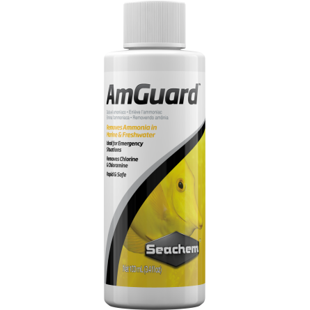 SEACHEM - Amguard 100ml - Condicionador de água anti-amônia SEACHEM - Amguard 100ml - Condicionador de água anti-amônia