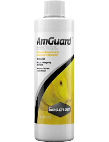 SEACHEM - Amguard 250ml - Conditionneur d'eau anti-ammoniac