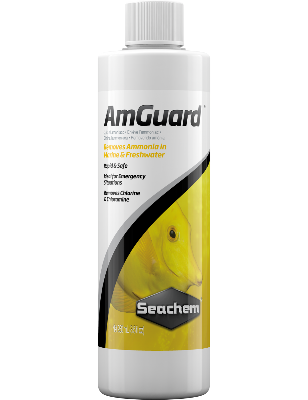 SEACHEM - Amguard 250ml - Conditionneur d'eau anti-ammoniac