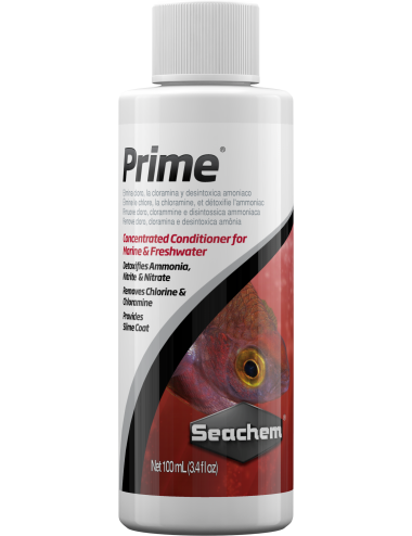 SEACHEM - Prime 100ml - Conditionneur d'eau