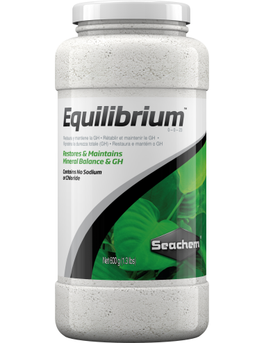 SEACHEM - Equilibrium 600g - Minerales para acuario plantado