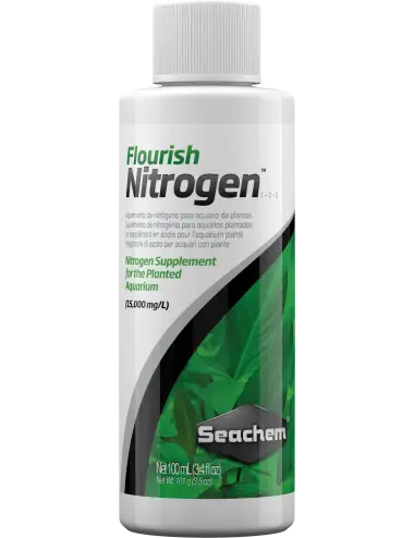 SEACHEM - Flourish Nitrogen 100ml - Fonte di azoto per acquari con piante