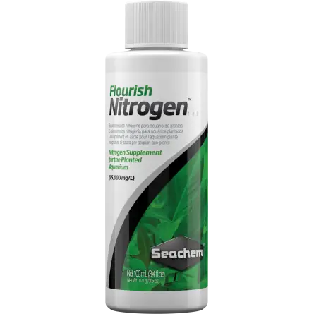 SEACHEM - Flourish Nitrogen 100ml - Source d'azote pour aquarium planté