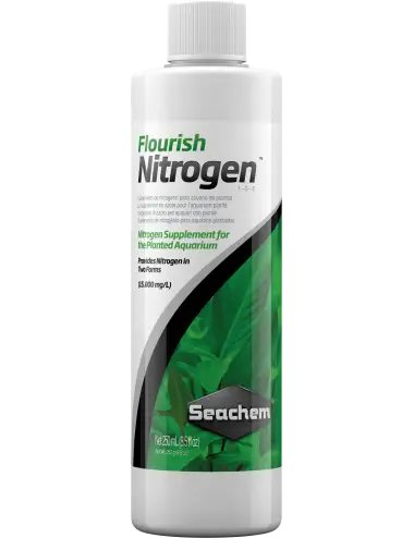 SEACHEM - Flourish Nitrogen 250ml - Source d'azote pour aquarium planté