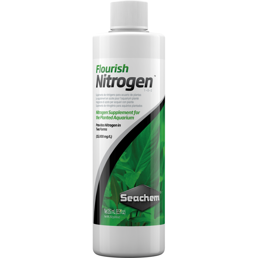 SEACHEM - Flourish Nitrogen 250ml - Fuente de nitrógeno para acuario plantado