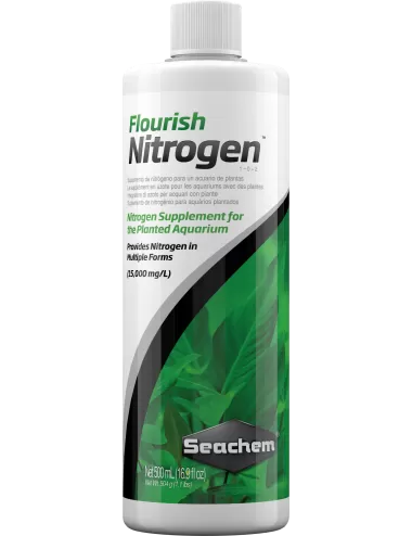 SEACHEM - Flourish Nitrogen 500ml - Fonte de nitrogênio para aquário plantado