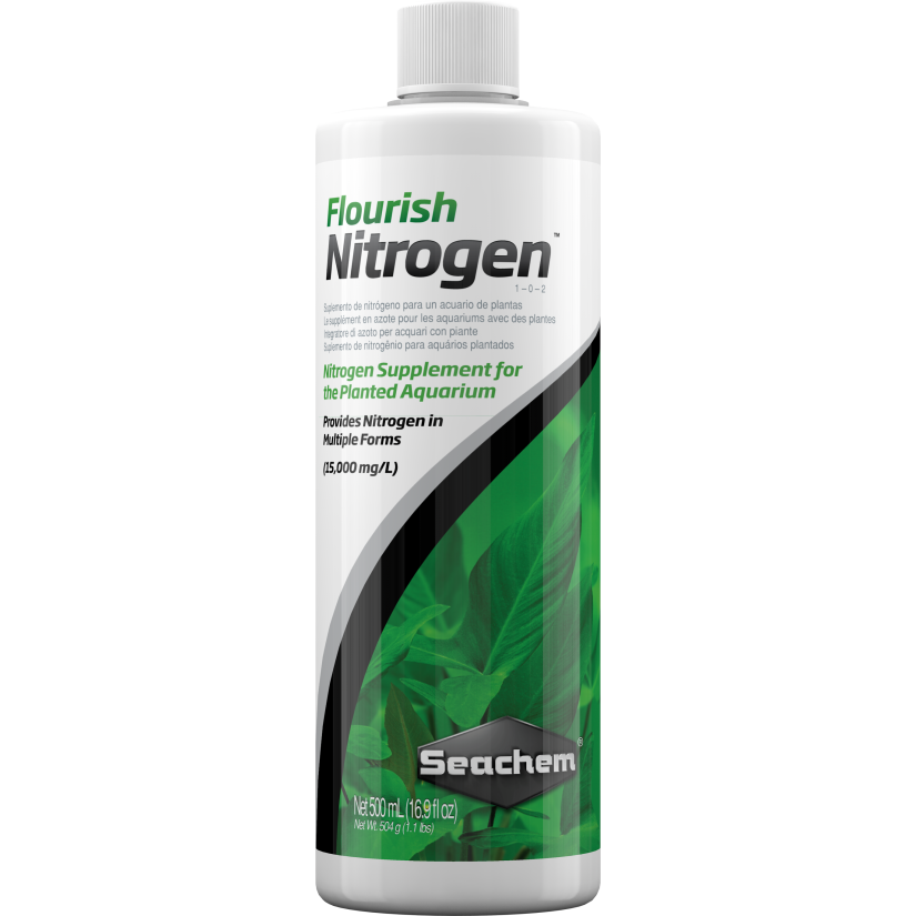 SEACHEM - Flourish Nitrogen 500ml - Source d'azote pour aquarium planté