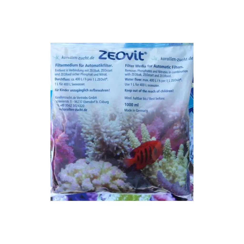 KORALLEN-ZUCHT ZEOvit® para Filtros Automáticos 1000ml
