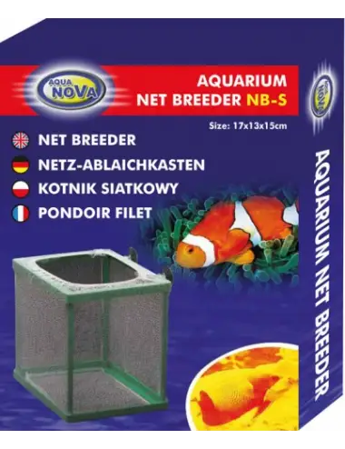 AQUA NOVA - Mrežasta gnezdilnica s priseski - S - 17x13x15 cm