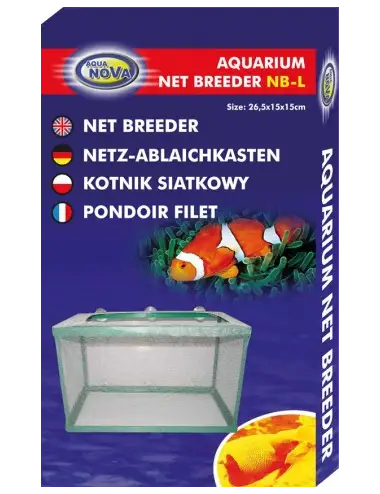 AQUA NOVA - Mrežasta gnezdilnica s priseski - L - 26,5x15x15 cm