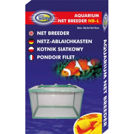 AQUA NOVA - Net nest with suction cups - L - 26.5x15x15 cm AQUA NOVA - Net nest with suction cups - L - 26.5x15x15 cm