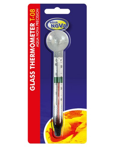 AQUA NOVA - Termometer s steklenim priseskom