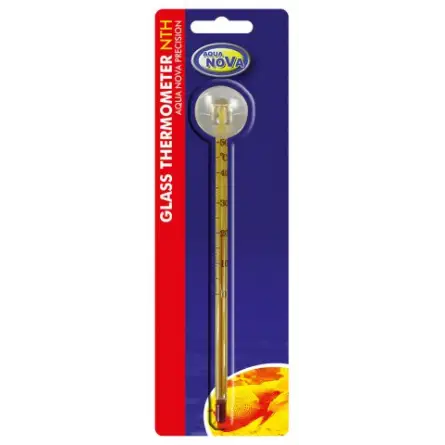 AQUA NOVA - Gelbes Thermometer mit Glassaugnapf AQUA NOVA - Gelbes Thermometer mit Glassaugnapf