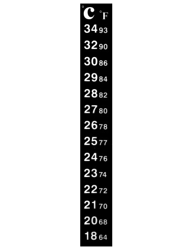 AQUA NOVA - Termómetro adhesivo