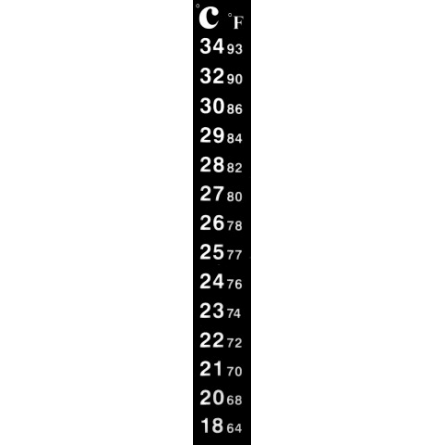 AQUA NOVA - Thermomètre à coller