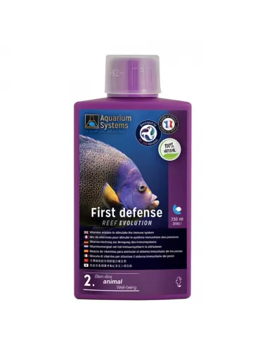 AQUARIUMS SYSTEMS - First Defense 250ml - Stimulant pour poissons