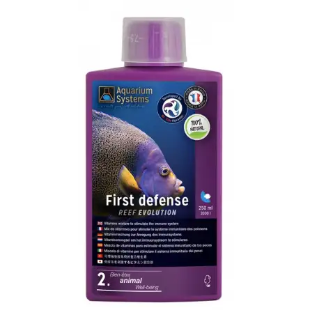 AQUÁRIOS SYSTEMS - First Defense 250ml - Estimulante de Peixe AQUÁRIOS SYSTEMS - First Defense 250ml - Estimulante de Peixe