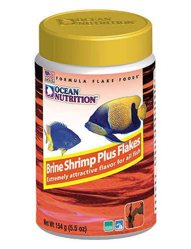 OCEAN NUTRITIONS - Brine Shrimp Plus Flakes 156g - Flocons d'artémias