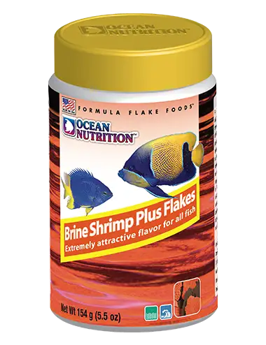 OCEAN NUTRITIONS - Brine Shrimp Plus Flakes 156g - Flocons d'artémias