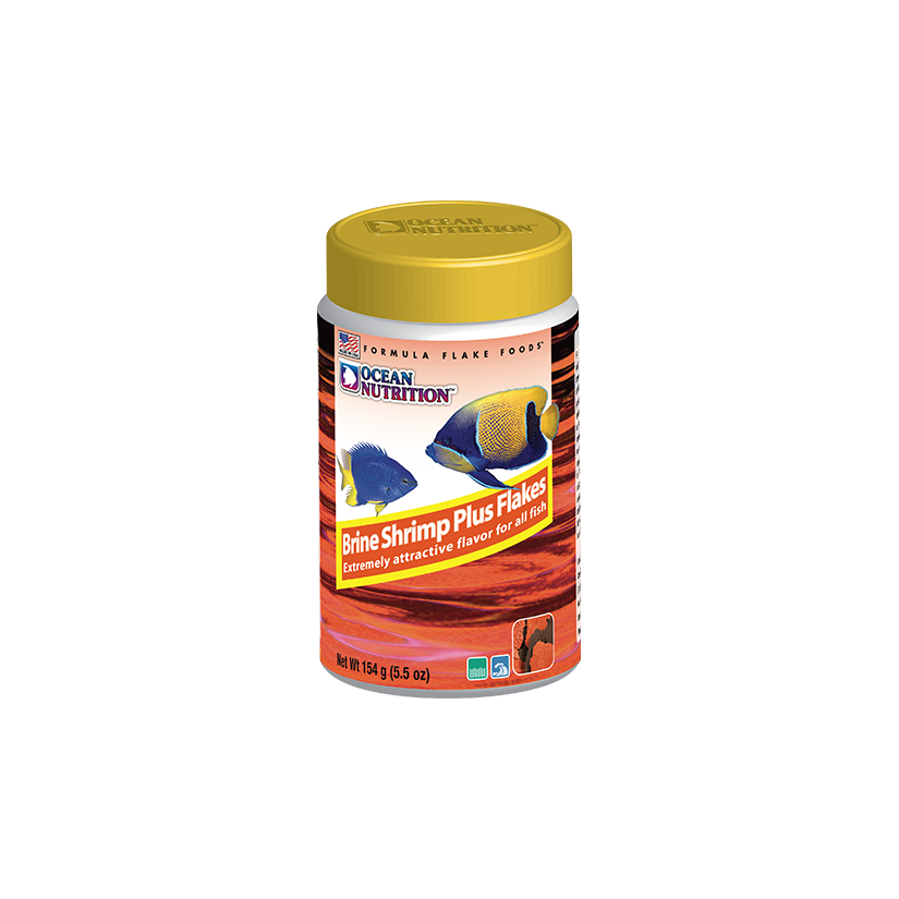 OCEAN NUTRITIONS - Brine Shrimp Plus Flakes 156g - Flocons d'artémias