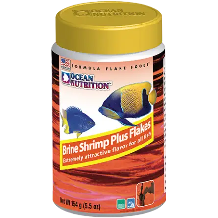 OCEAN NUTRITIONS - Brine Shrimp Plus Flakes 156g - Artemia flakes