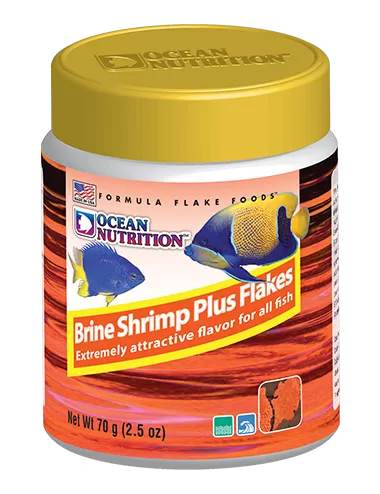 OCEAN NUTRITIONS - Brine Shrimp Plus Flakes 70g - Flocons d'artémias