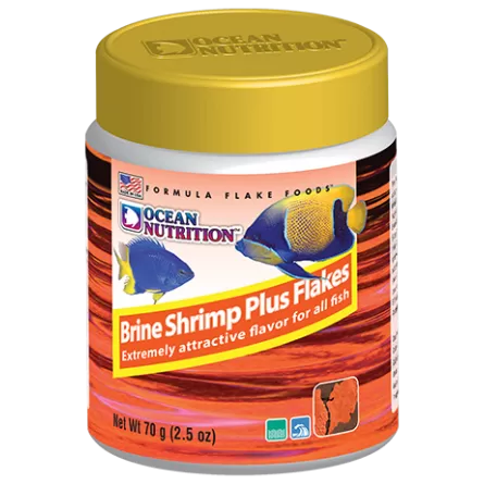 OCEAN NUTRITIONS - Brine Shrimp Plus Flakes 70g - Artemia flakes