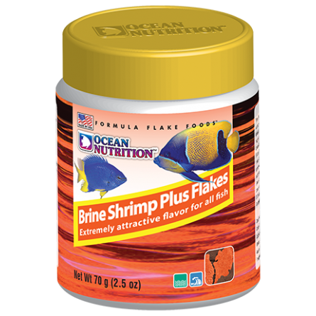 OCEAN NUTRITIONS - Brine Shrimp Plus Flakes 70g - Flocons d'artémias OCEAN NUTRITIONS - Brine Shrimp Plus Flakes 70g - Flocons d'artémias