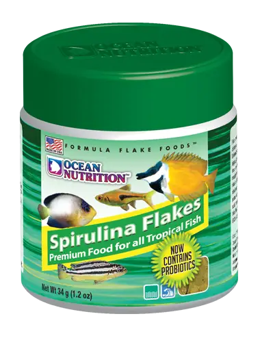 OCEAN NUTRITIONS - Spirulinavlokken 34g - Spirulinavlokken