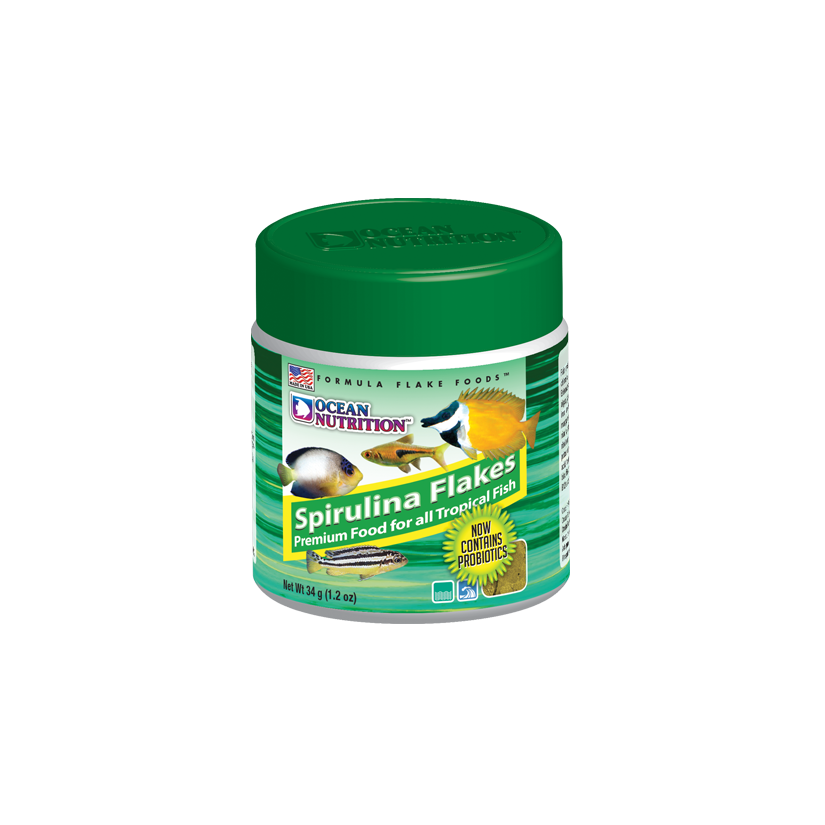 OCEAN NUTRITIONS - Spirulina Flakes 34g - Flocons de spiruline