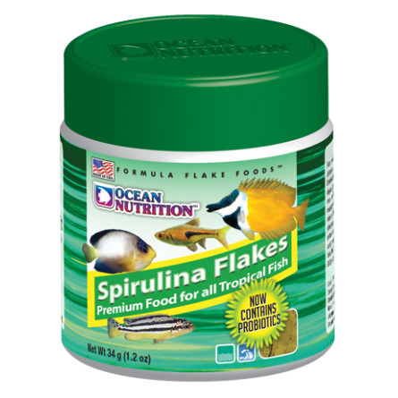OCEAN NUTRITIONS - Spirulina-Flocken 34g - Spirulina-Flocken OCEAN NUTRITIONS - Spirulina-Flocken 34g - Spirulina-Flocken