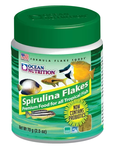 OCEAN NUTRITIONS - Spirulina Flakes 70g - Flocons de spiruline