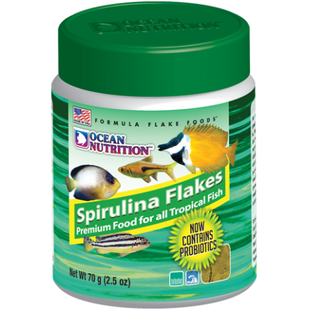 OCEAN NUTRITIONS - Spirulina Flakes 70g - Spirulina kosmiči