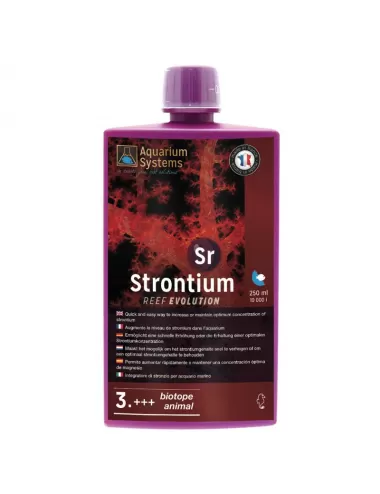 AQUARIUMS SYSTEMS - Reef Evolution Strontium 250ml - Strontium concentré liquide