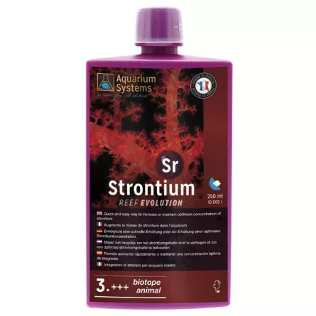 AQUARIUMS SYSTEMS - Reef Evolution Strontium 250ml - Strontium concentré liquide