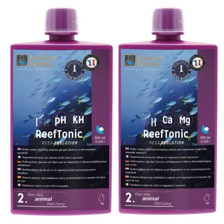 AQUARIUM SYSTEMS - Reef Tonic - 500 ml - sistema tampão de pH AQUARIUM SYSTEMS - Reef Tonic - 500 ml - sistema tampão de pH