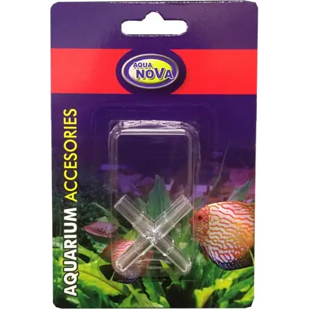 AQUA NOVA - 4-way connector for 4/6mm hoses - x2 AQUA NOVA - 4-way connector for 4/6mm hoses - x2