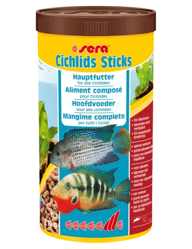 SERA - Cichlids Sticks 1000ml - Alimento completo para cíclidos