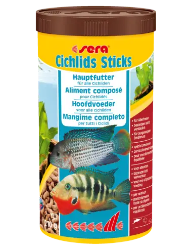 SERA - Cichlids Sticks 1000ml - Alleinfuttermittel für Cichliden