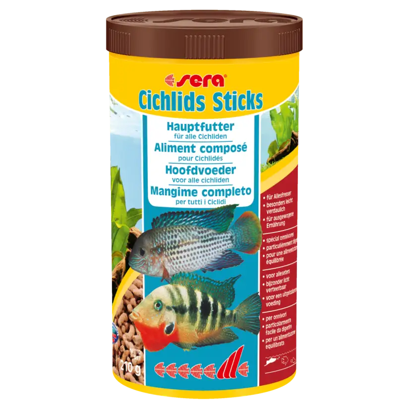 SERA - Cichlids Sticks 1000ml - Aliment complet pour les Cichlidés