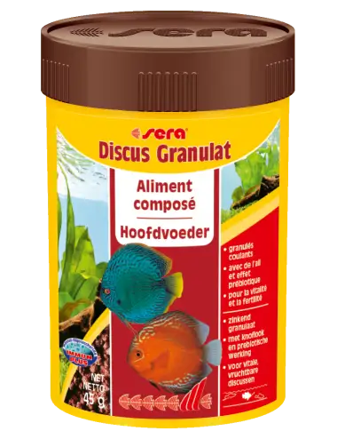 SERA - Discus Granulat 100ml - Mangime composto per tutti i Discus