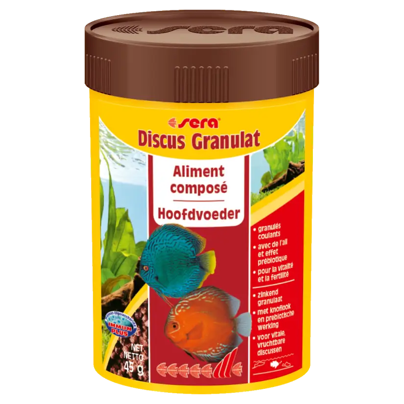 SERA - Discus Granulat 100ml - Aliment composé pour tous les Discus