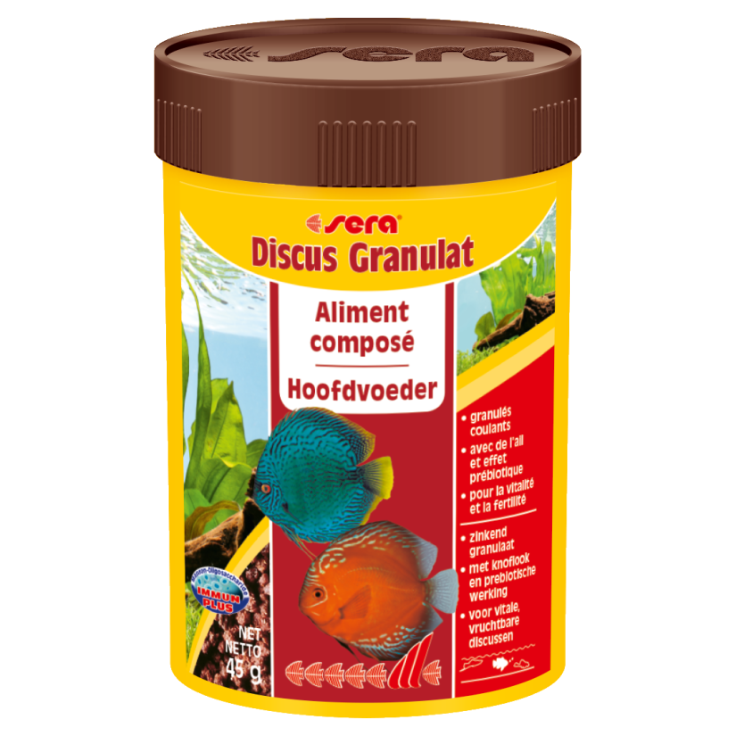 SERA - Discus Granulat 100ml - Aliment composé pour tous les Discus