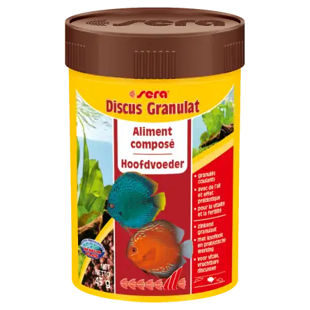 SERA - Discus Granulado 100ml - Alimento composto para todos os Discus SERA - Discus Granulado 100ml - Alimento composto para todos os Discus