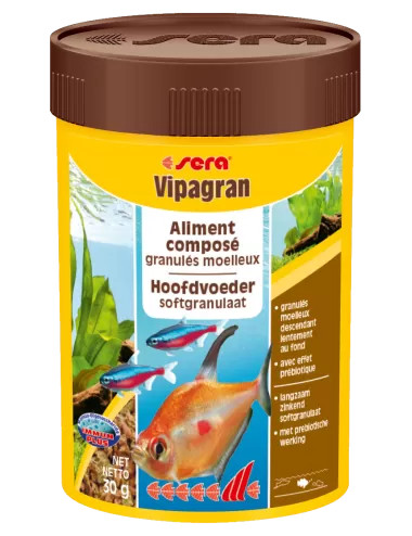 SERA - Vipagran 100ml - Aliment composé à base de granulés moelleux