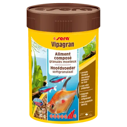 SERA - Vipagran 100ml - Alimento composto à base de grânulos moles SERA - Vipagran 100ml - Alimento composto à base de grânulos moles