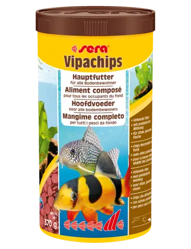 SERA - Vipachips 1000ml - Aliment pour poissons de fond