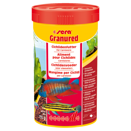 SERA - Granured 250ml - Compound food for small carnivorous cichlids