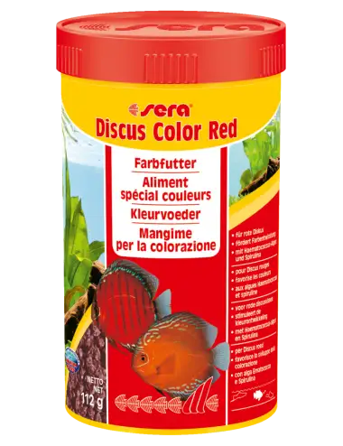SERA - Discus Color Red 250ml - Mangime colorante speciale per Discus rossastri