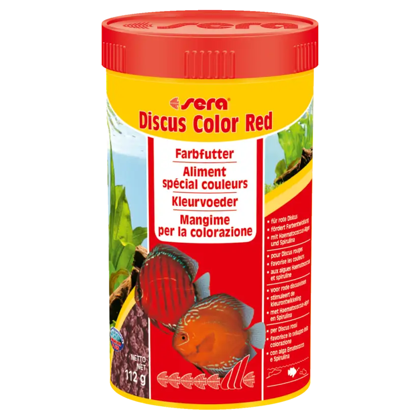 SERA - Discus Color Red 250ml - Special color food for reddish Discus
